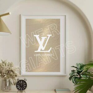 Aesthetic Louis Vuitton Art Print 11X17